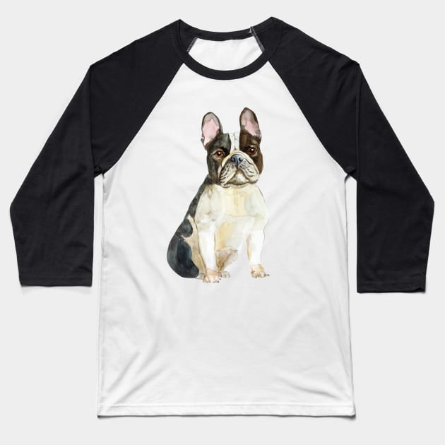 French Bulldog Baseball T-Shirt by VicaVeresk